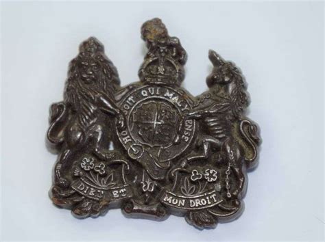 148 Original WW2 British Army General Service Economy Cap Badge