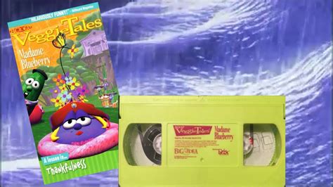 Veggietales Madame Blueberry Vhs Logo