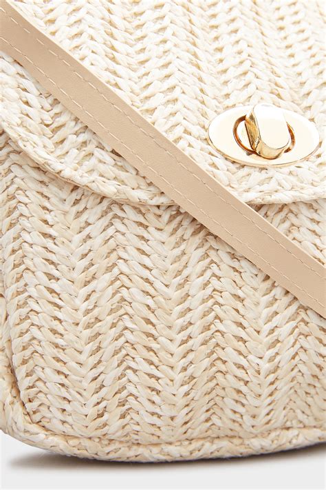 Natural Straw Cross Body Day Bag Yours Clothing