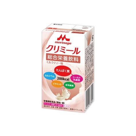 森永乳業 エンジョイ クリミール ミルクティー味 125ml 栄養機能食品 亜鉛 銅 ※軽減税率対象商品 ツルハグループe Shop