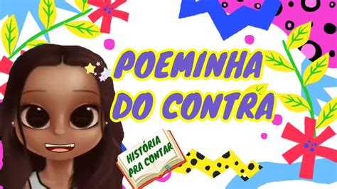 POEMINHA DO CONTRA Mario Quintana Poesia Infantil Poema Para