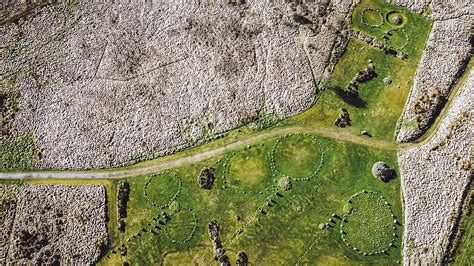 Beaghmore Stone Circles From Above Photograph by Colin Clarke - Pixels