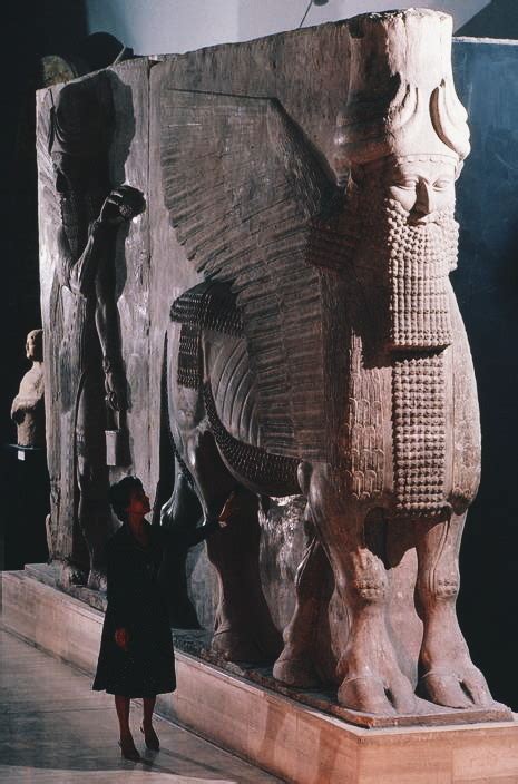 The Last Barbarian Kingdom — Winged Human Headed Bull Lamassu Or Shedu