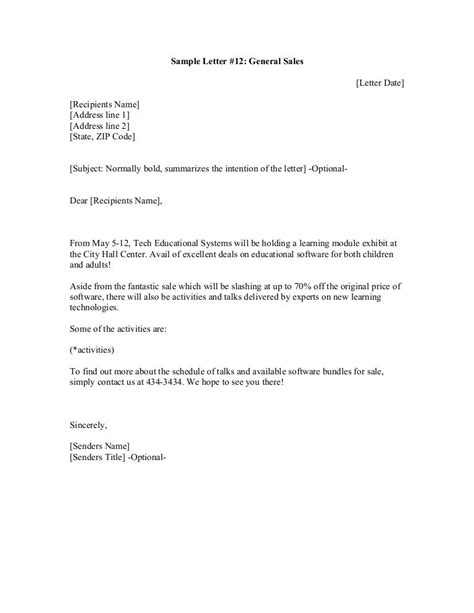 letter formats examples