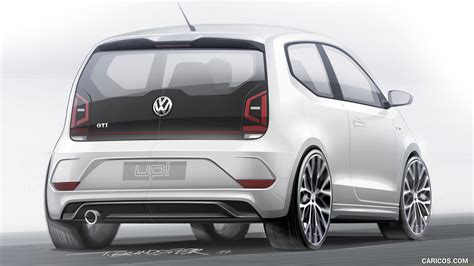 2017 Volkswagen up! GTI Concept - Design Sketch | Caricos