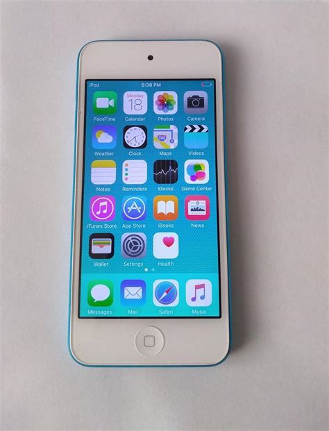 Apple Ipod Touch Th Gen Wi Fi Blue Gb Lrqz Swappa