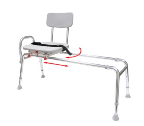 Pisces Healthcare Solutions Swivel Extra Long Sliding Transfer Bench