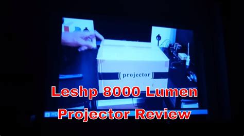 Leshp 8000 Lumen Projector Review - YouTube