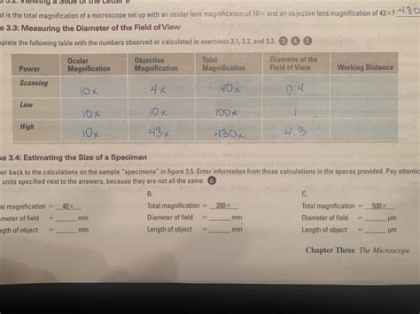 Solved at is the total magnification of a microscope set up | Chegg.com
