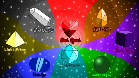 The 8 Elemental Gems By Kingofskycloud6060 On Deviantart