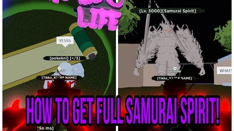 How To Get Full Samurai Spirit Boss Fight Shinobi Life 2 Shindo Life Youtube