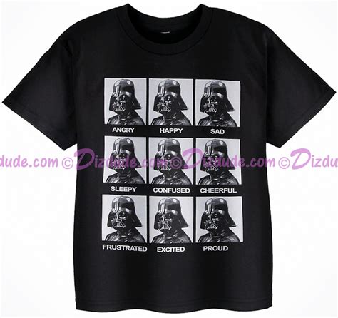 Vintage Star Wars Darth Vader Emotions Youth T Shirt