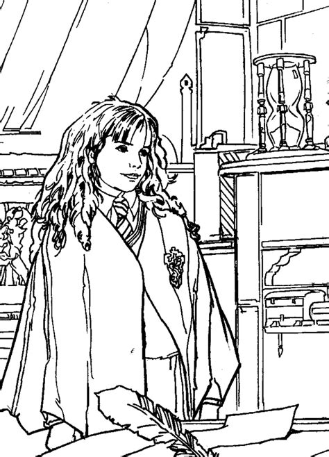 30 Free Harry Potter Coloring Pages Printable