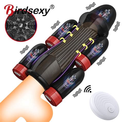 Sex Toys For Men Penis Trainer Glans Vibrator Penis Sleeve Enhancement Delay Lasting Glans