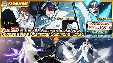 Bleach Brave Souls Thousand Year Blood War Zenith