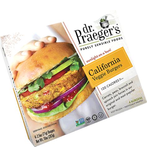 Veggie Burger Sticker By Dr Praeger S Purely Sensible Foods