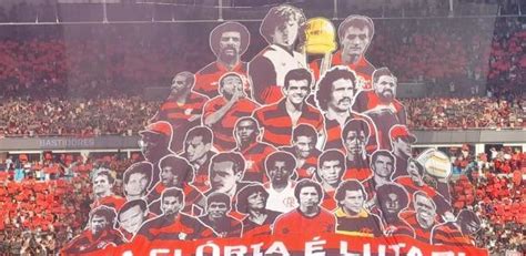 Flamengo quem são os ídolos homenageados em mosaico na final