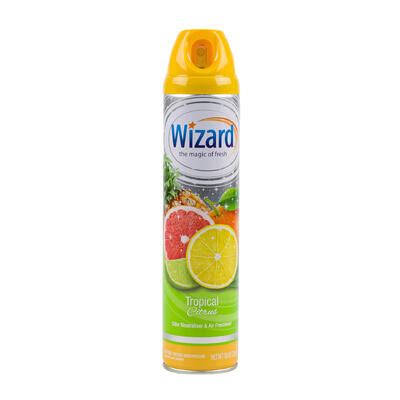 Wholesale Wizard Tropical Citrus Air Freshener 10oz SKU 93809