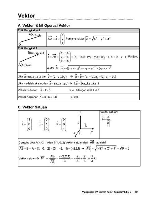 Vektor - Matematika I A - Studocu