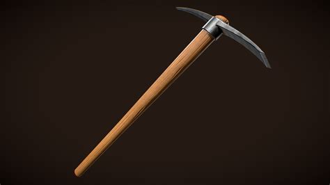 Stylized Western Pickaxe Buy Royalty Free 3d Model By Pijayart