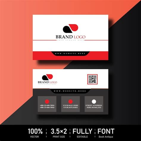 Premium Vector Modern Professional Business Card