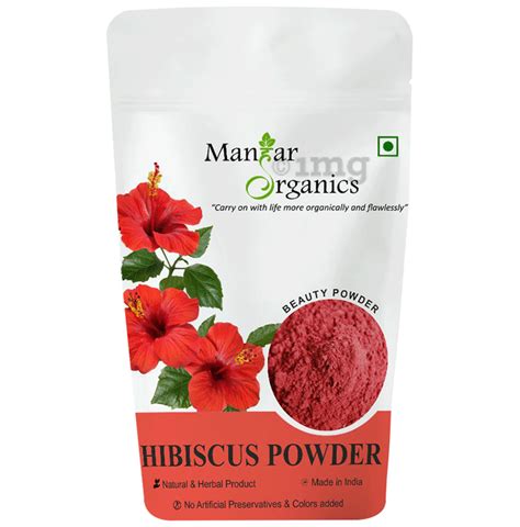 Manhar Organics Hibiscus Flower Powder Buy Packet Of 500 0 Gm Powder At Best Price In India 1mg