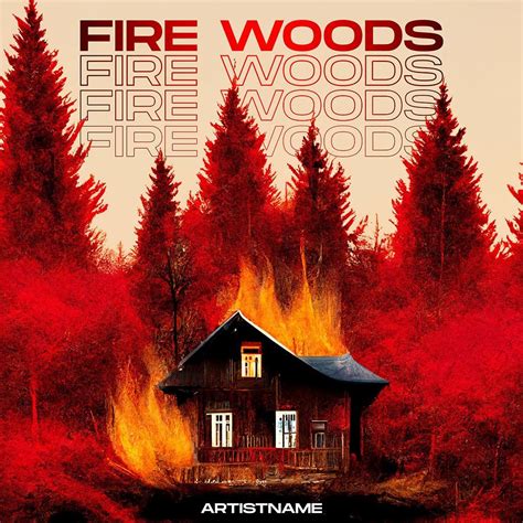 Buy Fire Woods Landscape Cover Art • BuyCoverArtwork