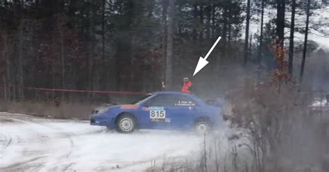 Rally Car Hits Photographer Standing on Outside of Corner | PetaPixel