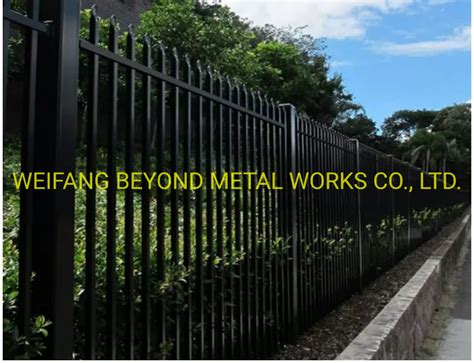 Hot DIP Galvanized Steel Security Fencing Materials Steel Fencing And Fencing Materials