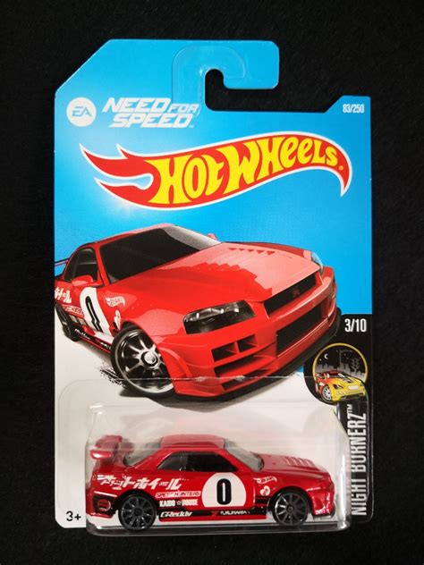 Hot Wheels Nissan Skyline Gt R R Red Need For Speed Yokohama Hobbies Toys Toys Games On