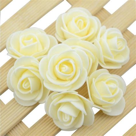 Buy 144pcs Mini Artificial PE Foam Rose Flower Handmade DIY Wedding