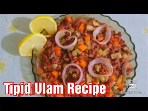 Tipid Ulam Recipe - YouTube