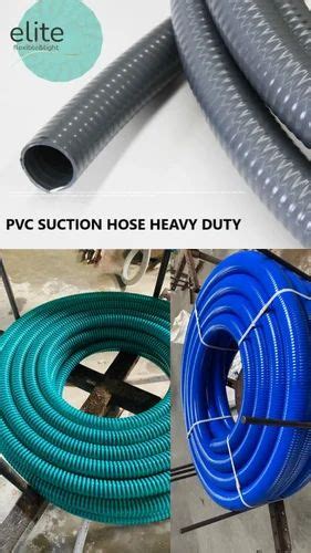 1 Inch Pvc Heavy Duty Blue Suction Hose Pipe At 94 Meter PVC