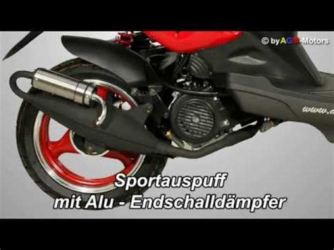 125ccm Roller AGM Motors Fighter 125 Sport YouTube