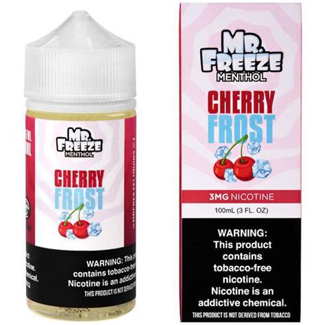 Essência para Vaper MR Freeze Menthol Cherry Frost 100ML no Paraguai