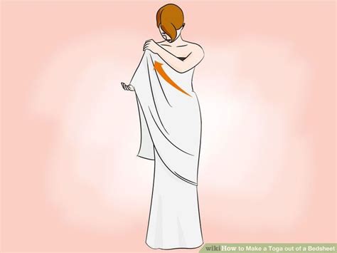 3 Ways To Make A Toga Out Of A Bedsheet Wikihow Toga Diy Toga How