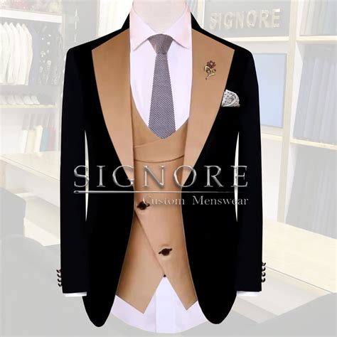 Tuxedo 3 piece wide shawl Tuxedo 3 piece suit - Signore