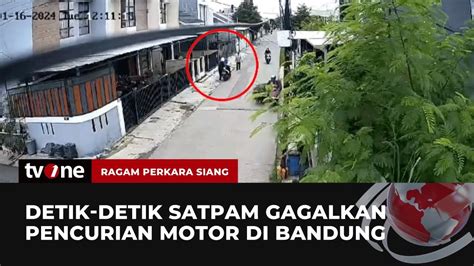 Aksi Satpam Gagalkan Pencurian Sepeda Motor Pelaku Berhasil Melarikan