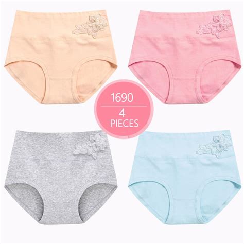 Cheap Langsha Panties Women Breathable Soft Cotton Underwear Cute Print