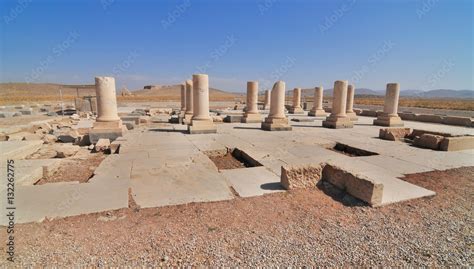 Ruins of Pasargadae - the capital of the Achaemenid Empire under Cyrus ...