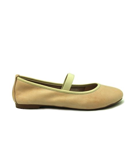 Bailarina Con Elastico En Empeine Piel Nude Para Mujer