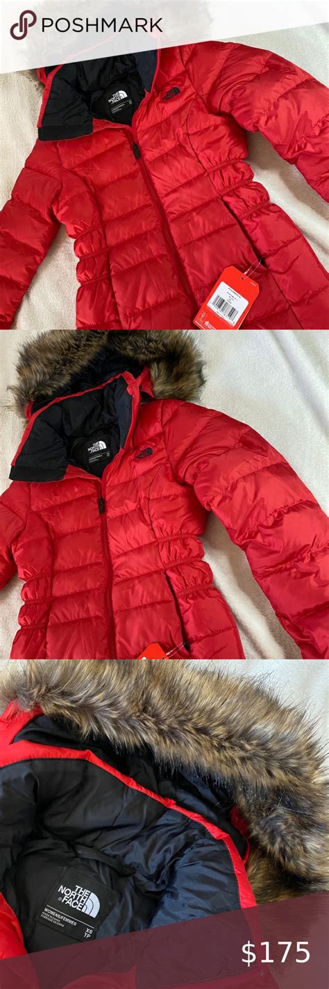 Hooded Fur NORTHFACE Coat North Face Jacket Womens North Face Winter