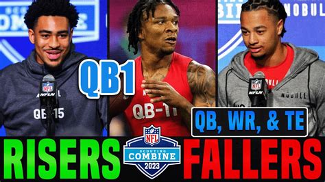 Anthony Richardson BREAKS The 2023 NFL Combine Risers Fallers YouTube