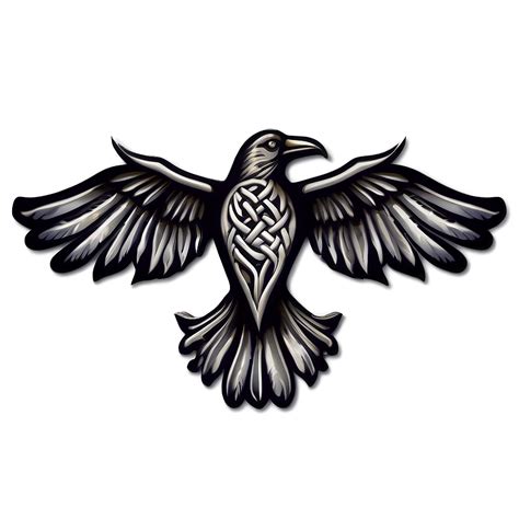 Download Celtic Raven Symbol Png 06122024