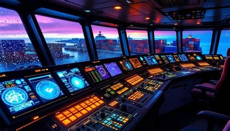 ship bridge technology image maritime navigation bridge