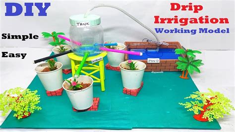 How To Explain Drip Irrigation Model At Science Exhibition Or Science