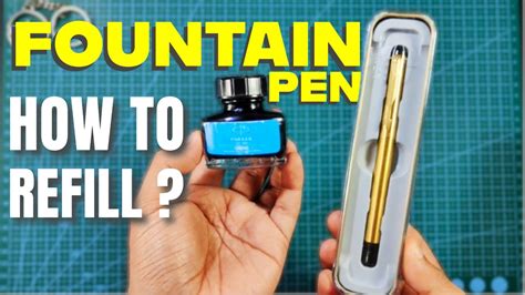 How To Refill Your FOUNTAIN Pen With INK Converter Writingmania