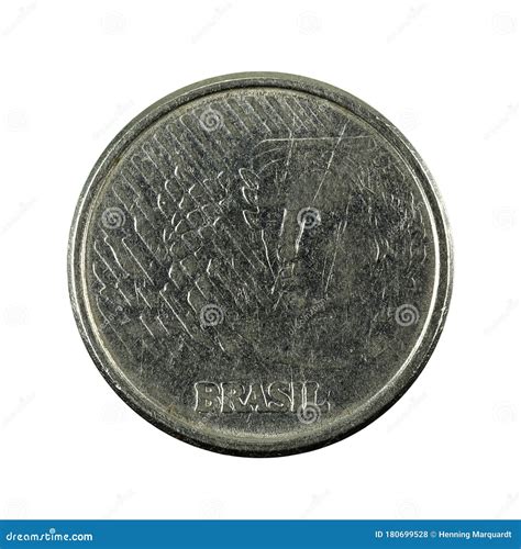 50 Brazilian Centavo Coin 1994 Obverse Isolated on White Background Stock Photo - Image of sale ...