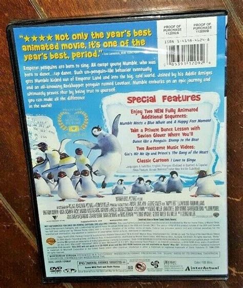 Happy Feet DVD 2007 Widescreen Free Shipping EBay