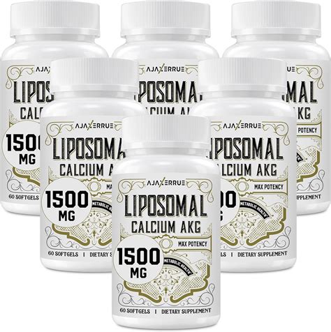 Amazon Liposomal Calcium Akg Supplement Mg Alpha